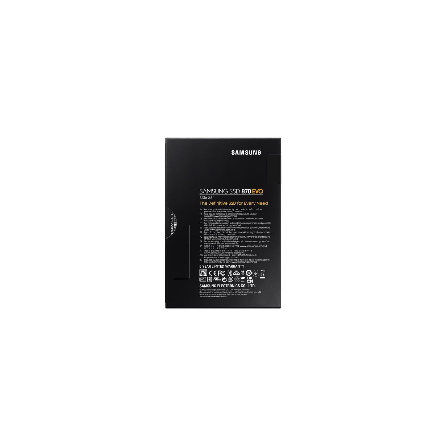 Samsung 870 EVO 2 TB 2.5" Serial ATA III V-NAND MLC