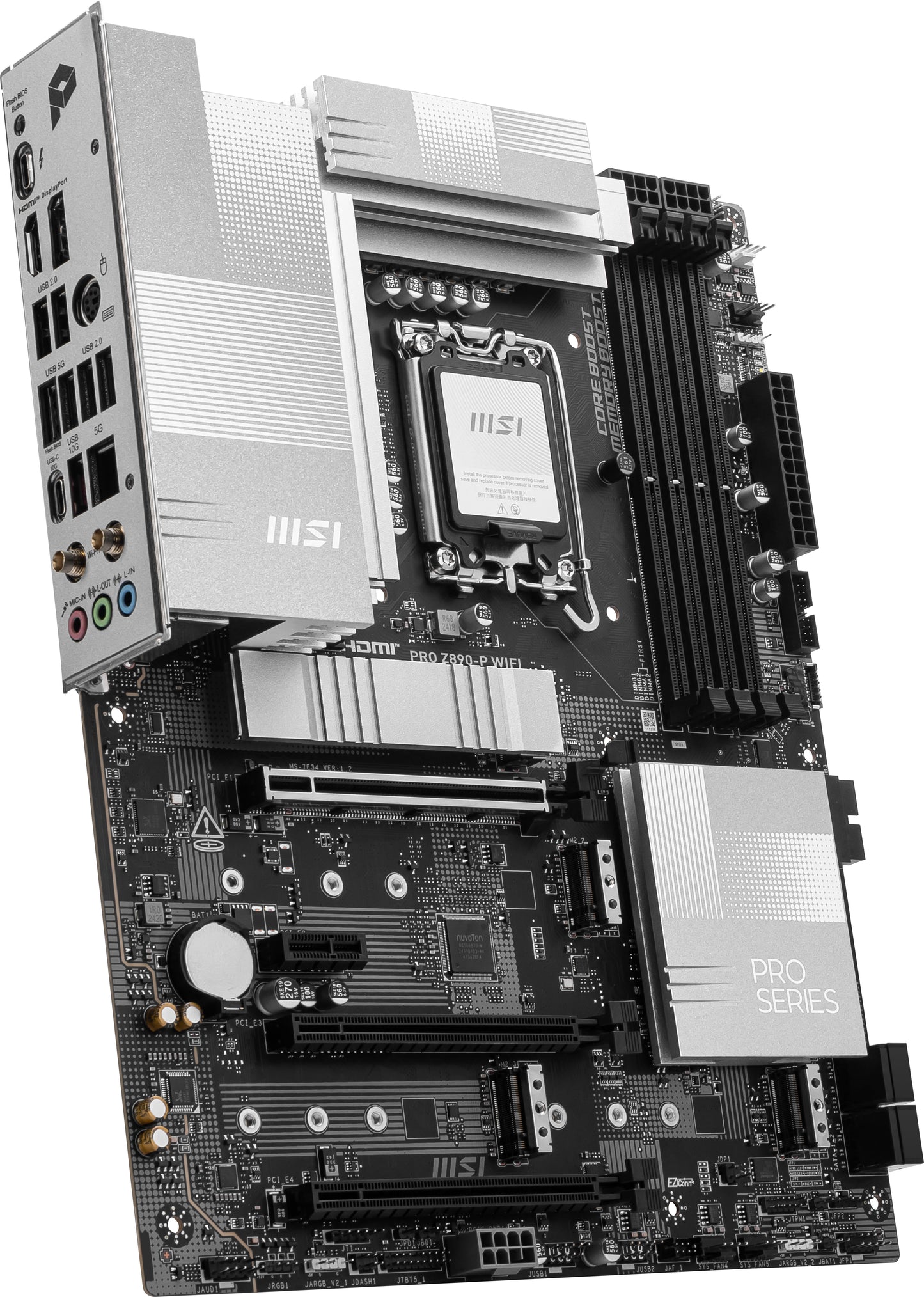 MSI PRO Z890-P WIFI motherboard Intel Z890 LGA 1851 (Socket V1) ATX