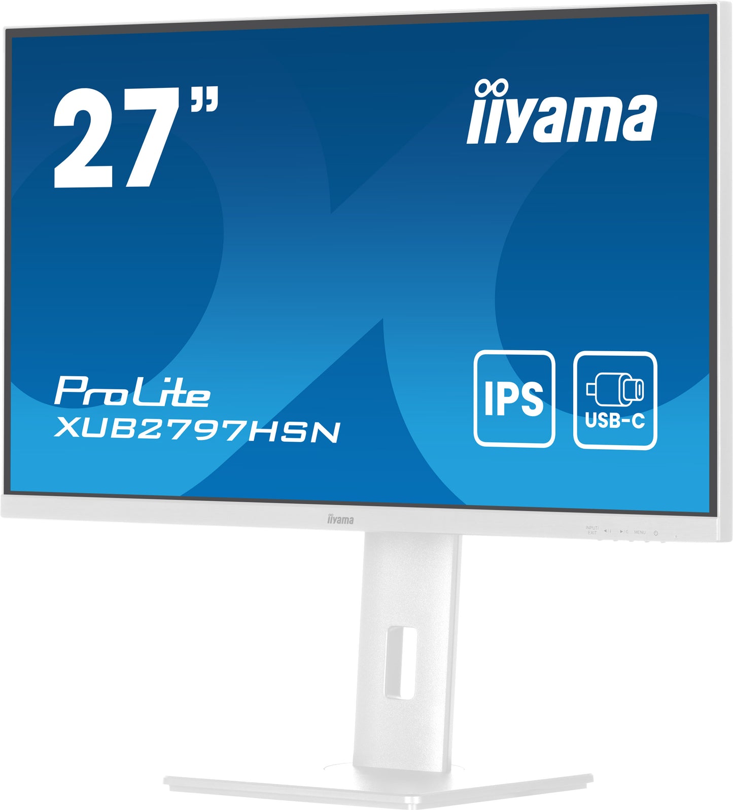 iiyama ProLite XUB2797HSN-W2 computer monitor 68.6 cm (27") 1920 x 1080 pixels Full HD LED White