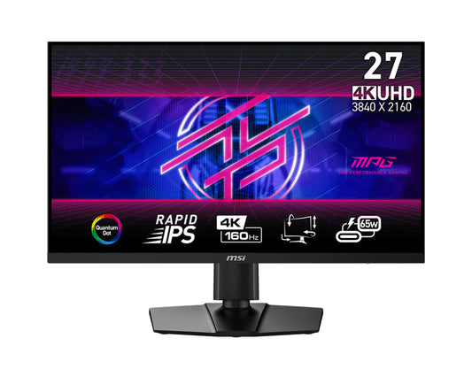 MSI MPG 274URFDE QD computer monitor 68.6 cm (27") 3840 x 2160 pixels 4K Ultra HD LCD Black