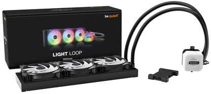 be quiet! LIGHT LOOP 360mm Black Processor All-in-one liquid cooler 12 cm 1 pc(s)