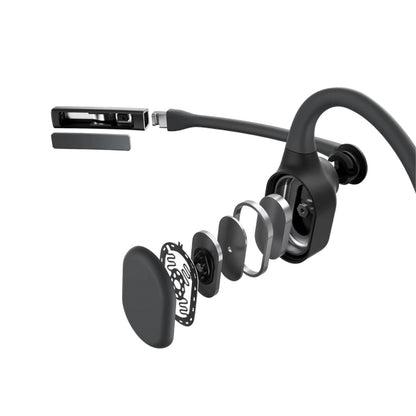 SHOKZ C110-AI-BK-EN headphones/headset Wireless Ear-hook Office/Call center Bluetooth Black