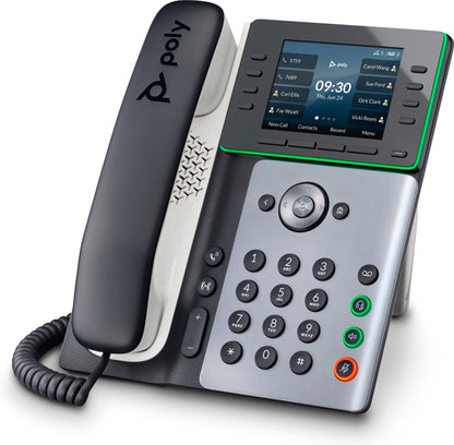 POLY Edge E320 IP Phone and PoE-enabled