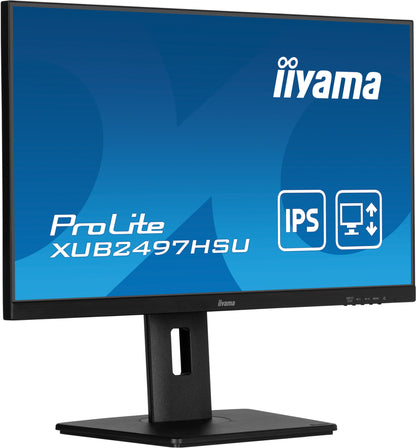 iiyama XUB2497HSU-B2 computer monitor 60.5 cm (23.8") 1920 x 1080 pixels Full HD LED Black