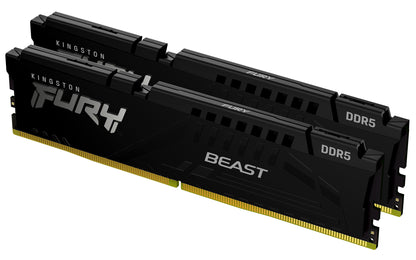 Kingston Technology FURY Beast 32GB 5200MT/s DDR5 CL40 DIMM (Kit of 2) Black