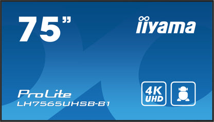 iiyama LH7565UHSB-B1 Signage Display - TECHDIRECT iiyama -  Ireland - Carlow - Dublin - Cork