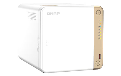 QNAP TS-462-4G NAS/storage server Tower Intel® Celeron® N4505 2 GB DDR4 0 TB QNAP QTS White