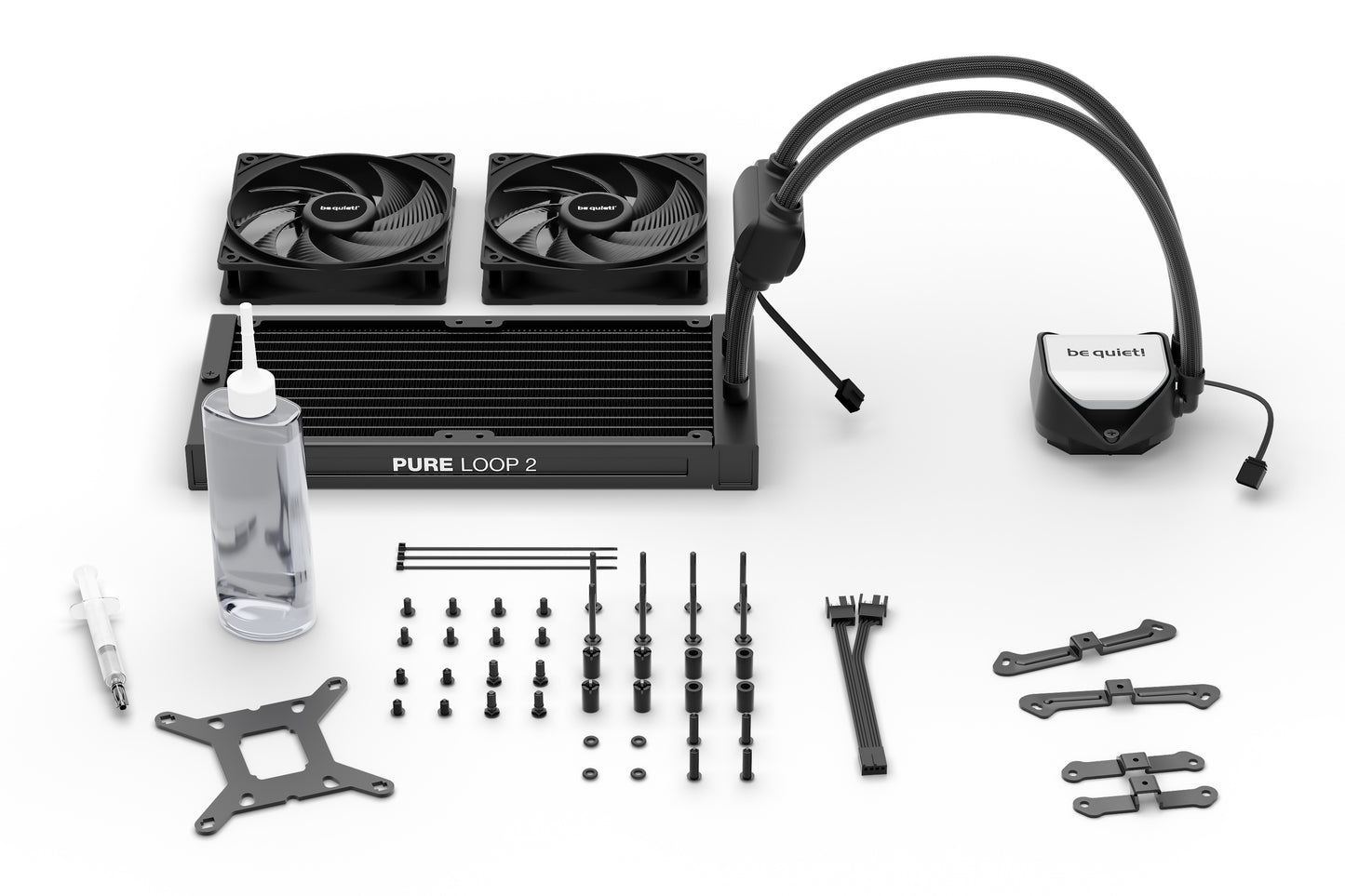 be quiet! Pure Loop 2 | 240mm Processor All-in-one liquid cooler 12 cm Black 1 pc(s)