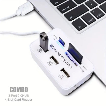 MICRODRIVE 7-in-1 USB Card Reader Hub - TECHDIRECT GAMEFORCE.IE -  Ireland - Carlow - Dublin - Cork