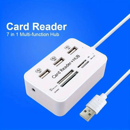 MICRODRIVE 7-in-1 USB Card Reader Hub - TECHDIRECT GAMEFORCE.IE -  Ireland - Carlow - Dublin - Cork