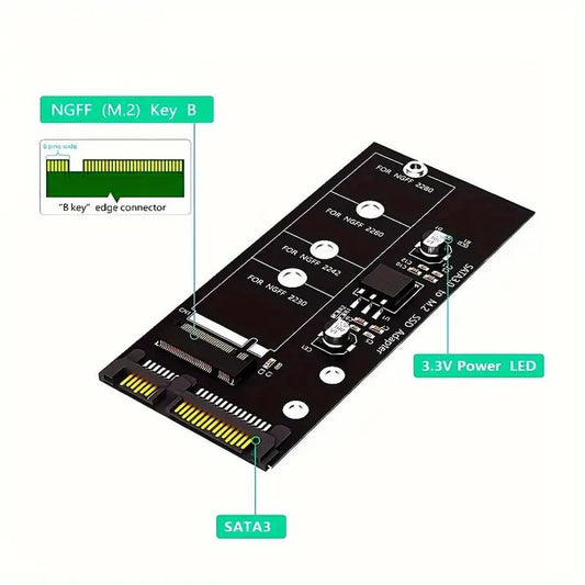 PC-LINK M.2 NGFF SSD TO SATA 3.0 ADAPTER CARD - TECHDIRECT GAMEFORCE.IE -  Ireland - Carlow - Dublin - Cork