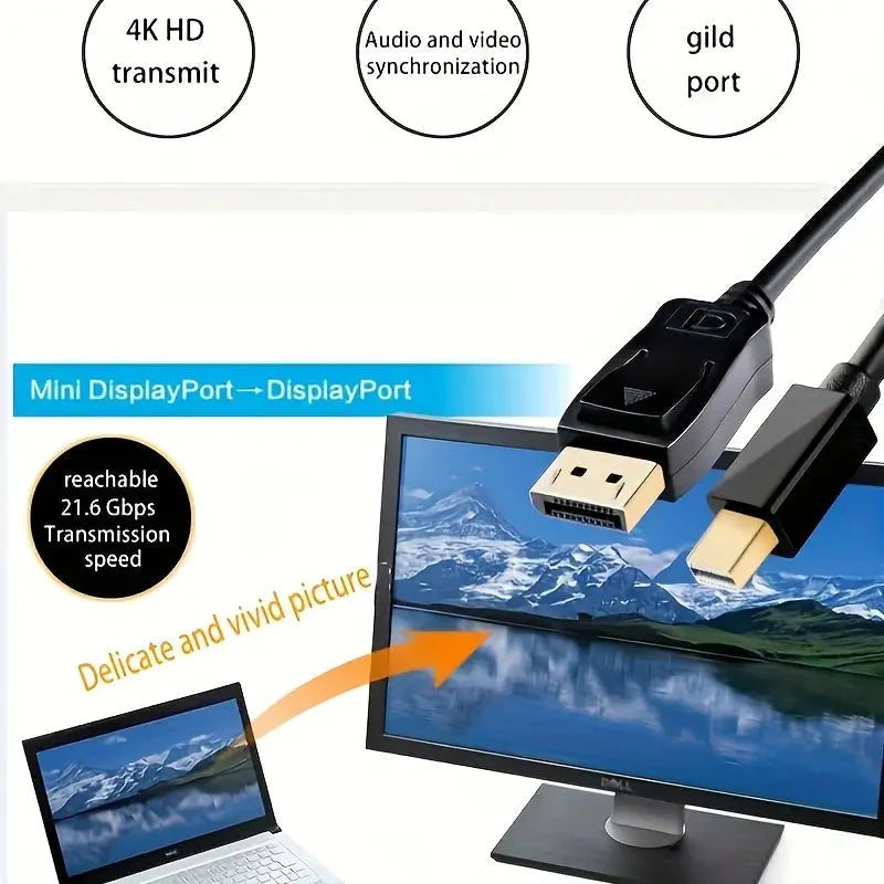 PC-Link Mini DisplayPort to DP Cable Extension 13cm - TECHDIRECT GAMEFORCE.IE -  Ireland - Carlow - Dublin - Cork