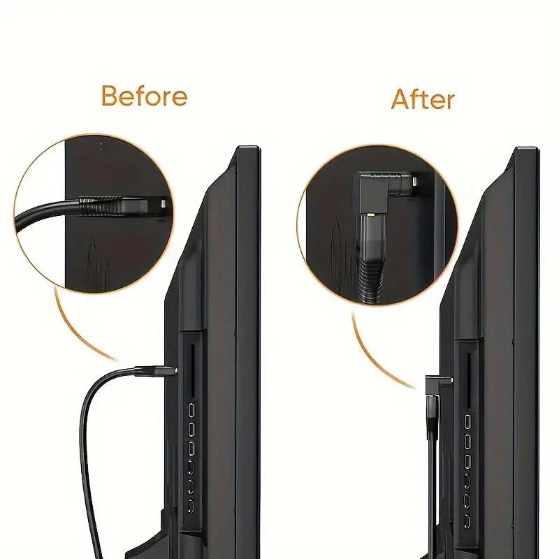 PC-LINK HDTV MALE TO FEMALE HDMI 90 DEGREE ANGLE ADAPTER - TECHDIRECT GAMEFORCE.IE -  Ireland - Carlow - Dublin - Cork