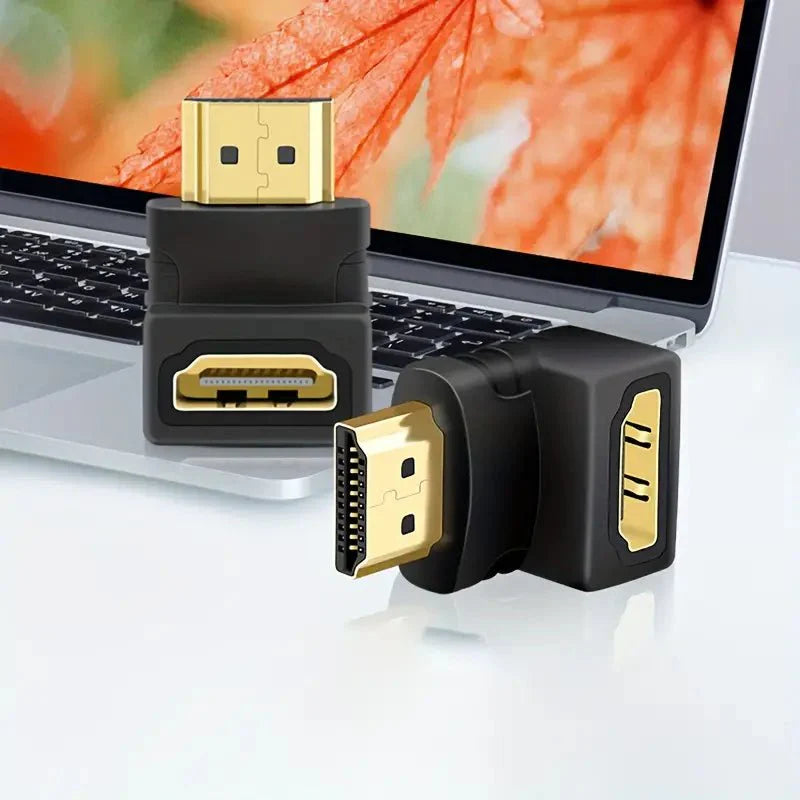 PC-LINK HDTV MALE TO FEMALE HDMI 90 DEGREE ANGLE ADAPTER - TECHDIRECT GAMEFORCE.IE -  Ireland - Carlow - Dublin - Cork