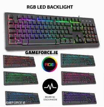 CiT Rampage RGB Gaming Keyboard, RGB Gaming Mouse, RGB Gaming Headset & Gaming Mouse Pad Combo Set 4 In 1 Bundle - TECHDIRECT GAMEFORCE.IE -  Ireland - Carlow - Dublin - Cork
