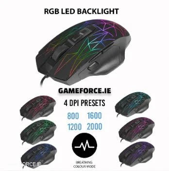 CiT Rampage RGB Gaming Keyboard, RGB Gaming Mouse, RGB Gaming Headset & Gaming Mouse Pad Combo Set 4 In 1 Bundle - TECHDIRECT GAMEFORCE.IE -  Ireland - Carlow - Dublin - Cork
