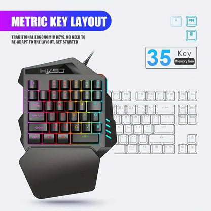 PC-Link HXSJ V100 35 Key One-Handed Keyboard - TECHDIRECT GAMEFORCE.IE -  Ireland - Carlow - Dublin - Cork