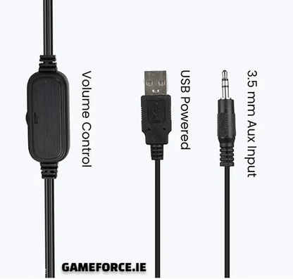 PC-LINK SCREECH-K9 GM11 Desktop / Gaming PC USB Speakers - TECHDIRECT GAMEFORCE.IE -  Ireland - Carlow - Dublin - Cork