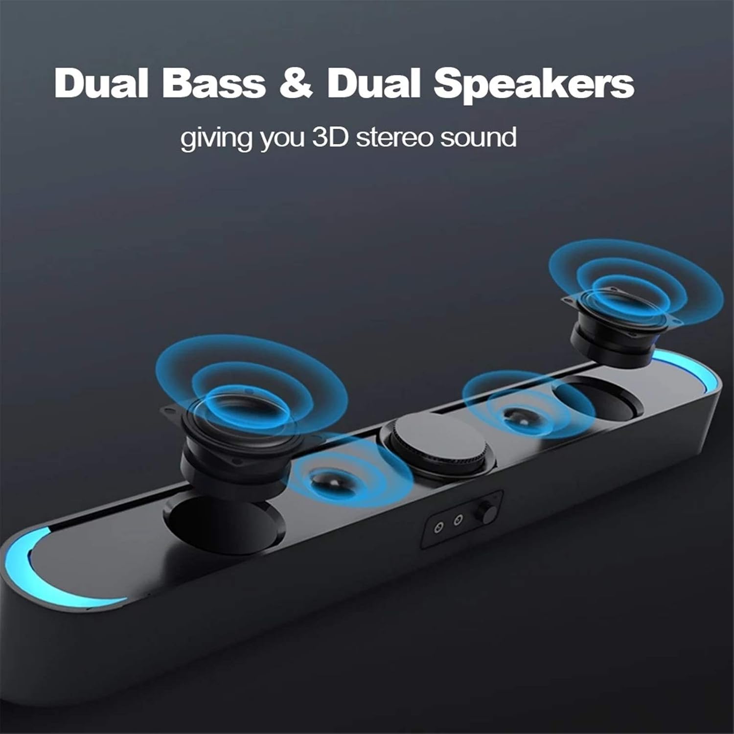 ProSound Desktop Speaker System - Dual High-Quality Stereo Speakers, Wired USB - TECHDIRECT GAMEFORCE.IE -  Ireland - Carlow - Dublin - Cork