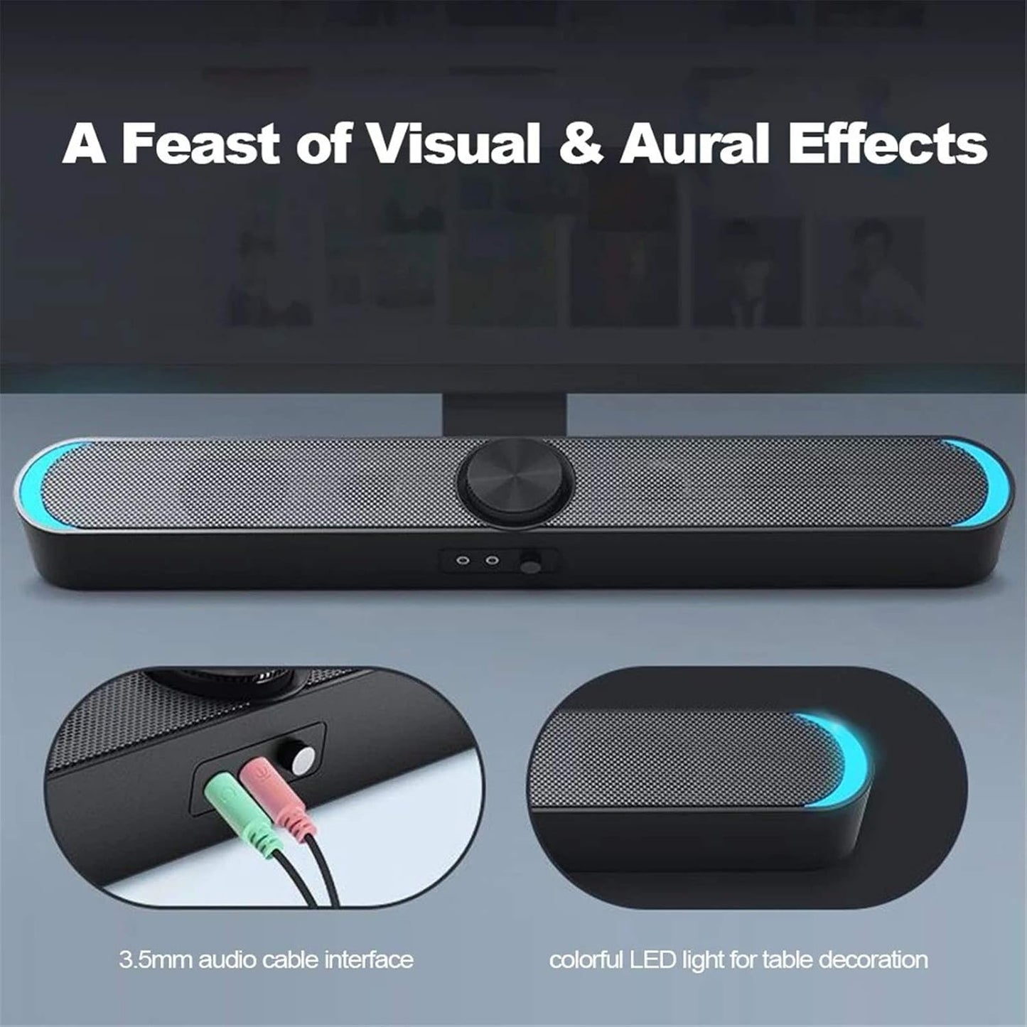 ProSound Desktop Speaker System - Dual High-Quality Stereo Speakers, Wired USB - TECHDIRECT GAMEFORCE.IE -  Ireland - Carlow - Dublin - Cork