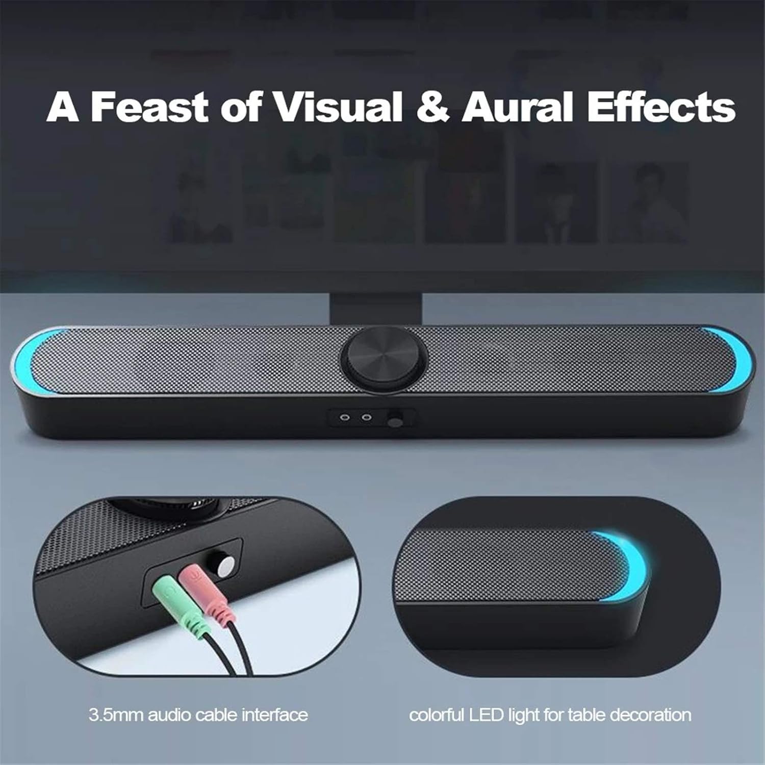 ProSound Desktop Speaker System - Dual High-Quality Stereo Speakers, Wired USB - TECHDIRECT GAMEFORCE.IE -  Ireland - Carlow - Dublin - Cork