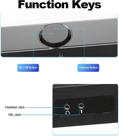 ProSound Desktop Speaker System - Dual High-Quality Stereo Speakers, Wired USB - TECHDIRECT GAMEFORCE.IE -  Ireland - Carlow - Dublin - Cork