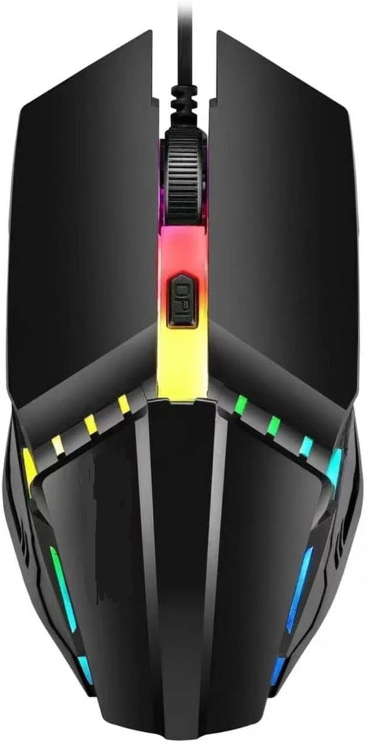 LED Backlit RGB Wired Gaming Mouse 1600 DPI Gamer Mouse - TECHDIRECT GAMEFORCE.IE -  Ireland - Carlow - Dublin - Cork