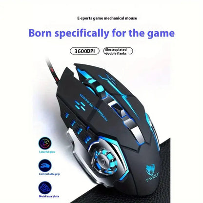 PC-LINK-WIRED-WIND-AND-FIRE-RGB-MOUSE - TECHDIRECT GAMEFORCE.IE -  Ireland - Carlow - Dublin - Cork