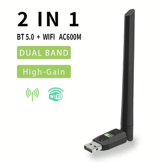 High-Speed AC600 Mbps Dual Band BT 5.0 USB WiFi Adapter - TECHDIRECT GAMEFORCE.IE -  Ireland - Carlow - Dublin - Cork