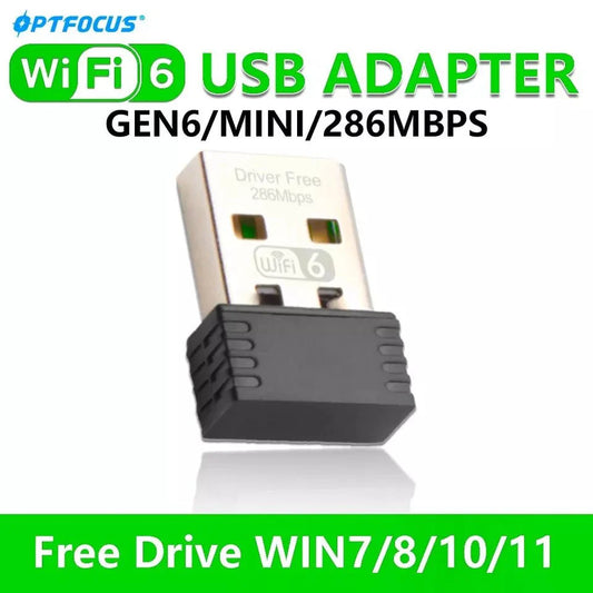 OPTFOCUS Wifi6 2.4G/5G 286mbps USB Wifi Adapter For PC - TECHDIRECT GAMEFORCE.IE -  Ireland - Carlow - Dublin - Cork