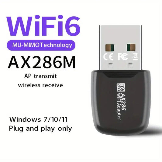 USB 286Mbps WiFi6 Wireless Adapter - TECHDIRECT GAMEFORCE.IE -  Ireland - Carlow - Dublin - Cork