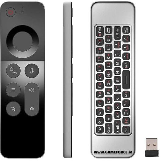 PC-LINK AIR Mouse Ultra Thin 2.4G Wireless Smart PC Remote Mini Keyboard, Voice Remote Control Air Mouse - TECHDIRECT GAMEFORCE.IE -  Ireland - Carlow - Dublin - Cork